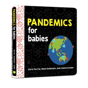 英文原版 宝宝智学园  Baby University:Pandemics for Babies 流行病学 纸板书 科学主题 低幼启蒙认知