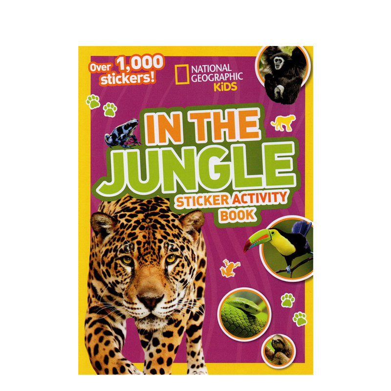 英文原版 美国国家地理national geographic kids inthe jungle 儿童