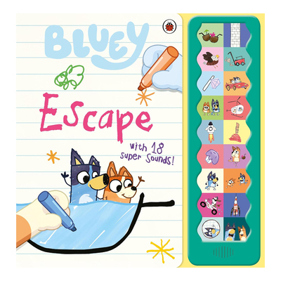 预售 Bluey: Escape 小蓝狗布鲁伊 18键发音书 儿童启蒙故事绘本 英文原版