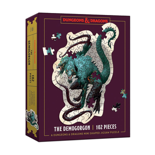 预售 英文原版 Dungeons & Dragons Mini Puzzle: Demogorgon 龙与地下城迷你拼图 魔高根版 含102 块收藏拼图