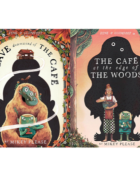 预售 森林边缘的咖啡馆/洞穴咖啡馆 The Cafe 2册 精装 儿童艺术绘本 奥斯卡提名动画导演 Mikey Please 2025水石童书奖