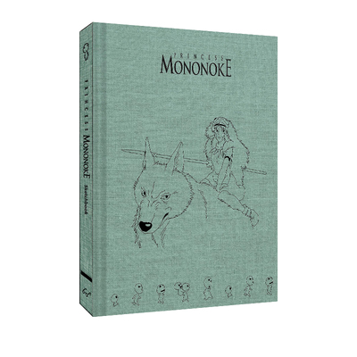 英文原版 Studio Ghibli Princess Mononoke Sketchbook 幽灵公主素描笔记本 宫崎骏动画电影周边书 吉卜力工作室