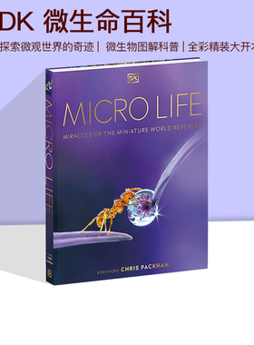 预售 英文原版Micro Life: Miracles of the Miniature World Revealed 微生命百科 探索微观世界的奇迹 自然微生物图解科普精装