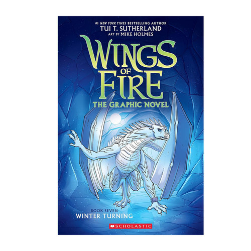 预售 英文原版 Wings of Fire #7 Winter Turning 火翼飞龙 冬之逆转 全彩漫画版 中小学课外读物 奇幻魔法冒险故事书