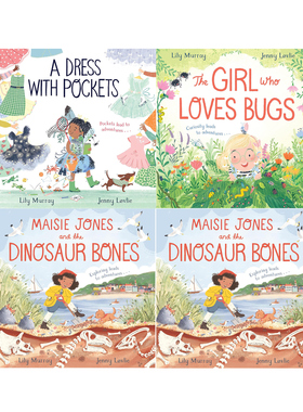 预售 英文原版 女孩成长绘本 4册合售 A Dress with Pockets  成长小故事趣味绘本 Lily Murray 麦克米伦