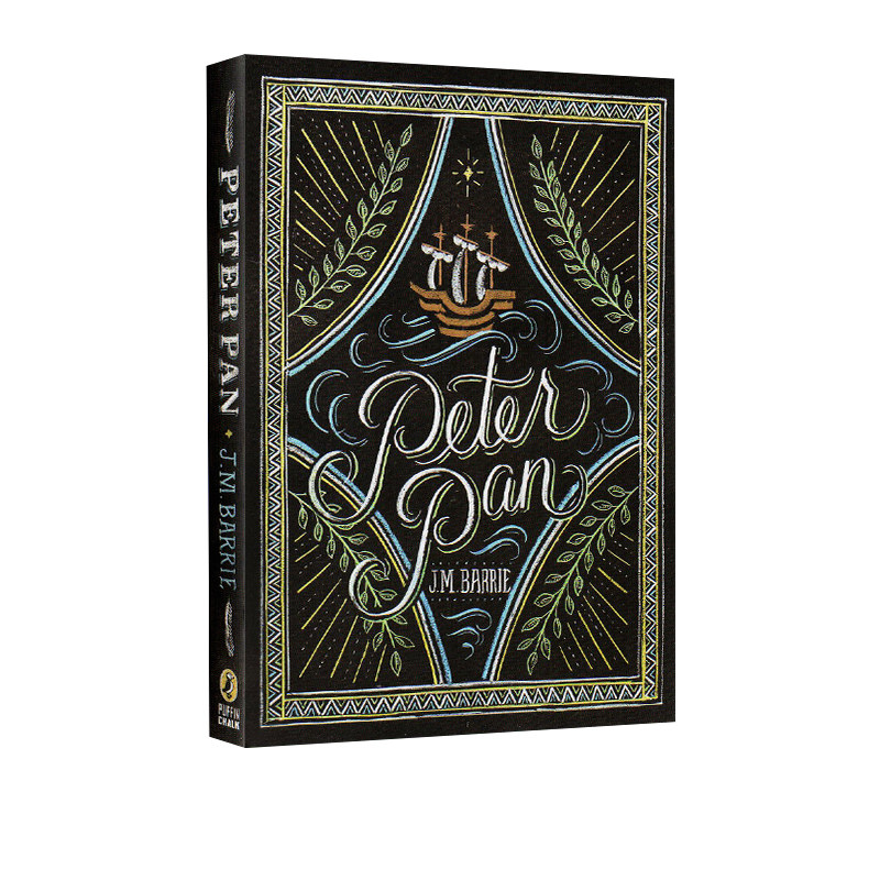 英文原版 Peter Pan（Puffin Chalk）J. M. Barrie小飞侠彼得潘 詹姆斯巴里 儿童文学经典童话花园小象波米诺绘本表达第一课