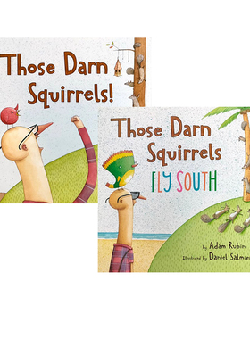 英文原版 Those Darn Squirrels 可恶的松鼠系列 2册合售 儿童趣味幽默英语启蒙读物 Adam Rubin