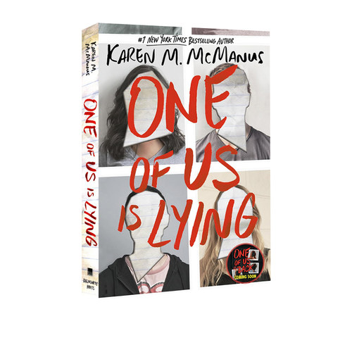 预售 谁在说谎1 One of Us Is Lying 英文原版 Karen M. McManus 我们有人在撒谎 悬疑推理小说
