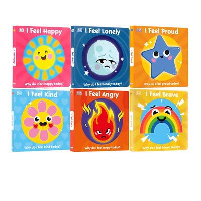 英文原版 DK I Feel Lonely/ How Am I Feeling 儿童性格培养 6册合集 纸板书 情感情商培养