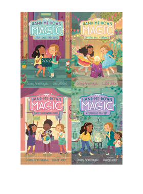 英文原版 Hand-Me-Down Magic 4册套装 传下来的魔法 儿童魔幻友谊章节小说 HarperChapters