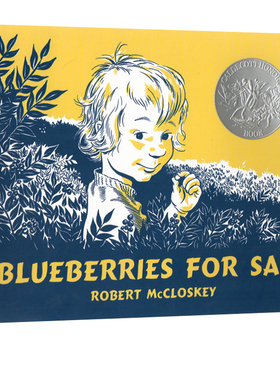 英文原版 Blueberries for Sal 小塞尔采蓝莓 汪培珽书单第2二阶段 Robert McCloskey 凯迪克银奖