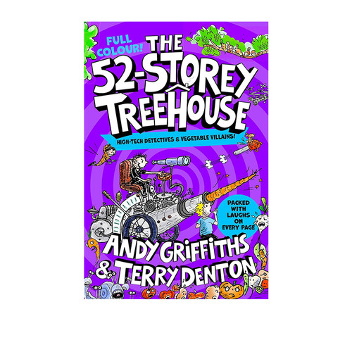 英文原版 The 52-Storey Treehouse 第52层树屋 小屁孩树屋历险记 全彩版 儿童漫画故事幽默笑话 章节书小说