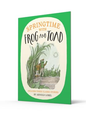 英文原版 Springtime with Frog and Toad 青蛙和蟾的春天  3个故事合集 儿童绘本故事图画书