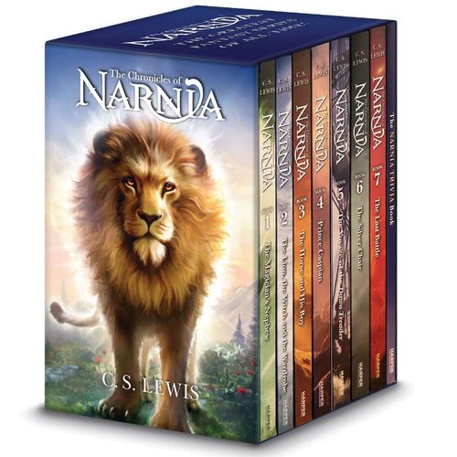 纳尼亚传奇 英文原版小说2026新版8册礼盒装The Chronicles of Narnia 8-book Box Set 7-15岁青少年奇幻故事 文学桥梁章节书