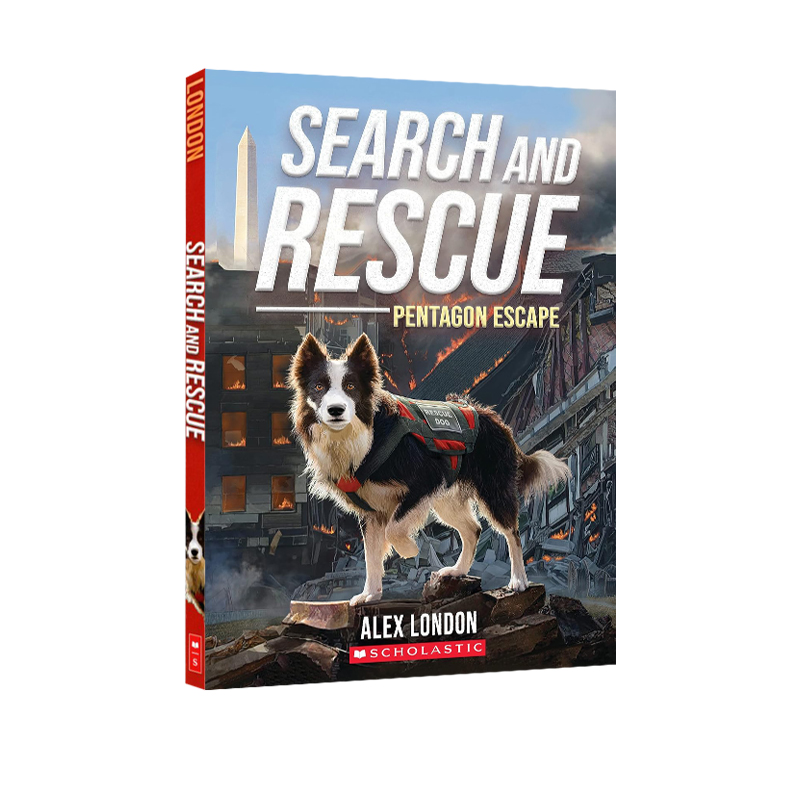 英文原版 Search and Rescue: Pentagon Escape 搜索与救援：五角大楼逃亡 911恐怖袭击背景小说 搜救犬 英语学习 课外阅读读物