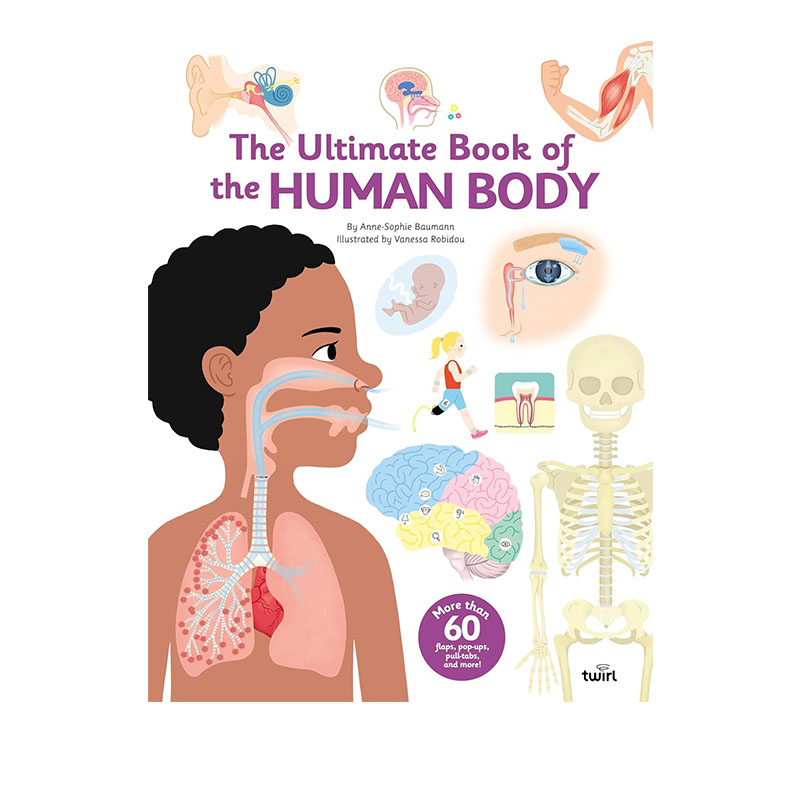 预售 英文原版 The Ultimate Book of the Human Body 人体终极之书 立体机关操作书 STEM启蒙科普绘本 Twirl法国艺术品牌