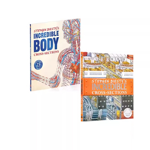 DK儿童图解百科 大剖面 版 Stephen 25周年纪念精装 不可思议 2册合售 斯蒂芬·比斯蒂 英文原版 Biesty