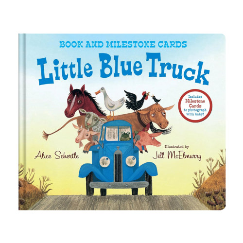 预售 英文原版 Little Blue Truck Milestone Edition 蓝色小卡车 成长纪念版 纸板书 幼儿启蒙故事绘本