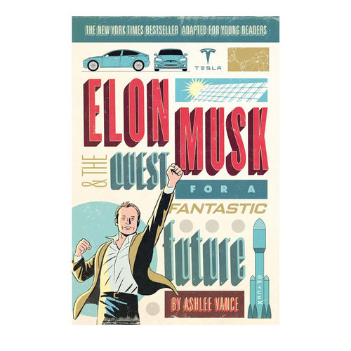 【自营】预售 埃隆马斯克传记儿童版 英文原版 Elon Musk and the Quest for a Fantastic Future 特斯拉 SpaceX