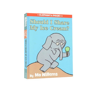 Elephant 英文原版 Share 精装 Ice and 冰激凌吗 Should 我应该分享我 Cream? 儿童绘本 Piggiebook小猪小象 版