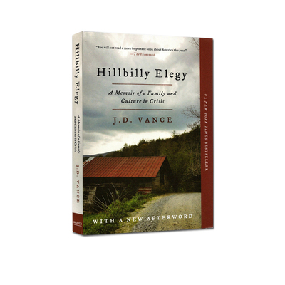 乡下人的悲歌 Hillbilly Elegy J.D.Vance J.D.万斯 美国生活回忆录 比尔盖茨 从0到1作者彼得蒂尔推荐 英文原版