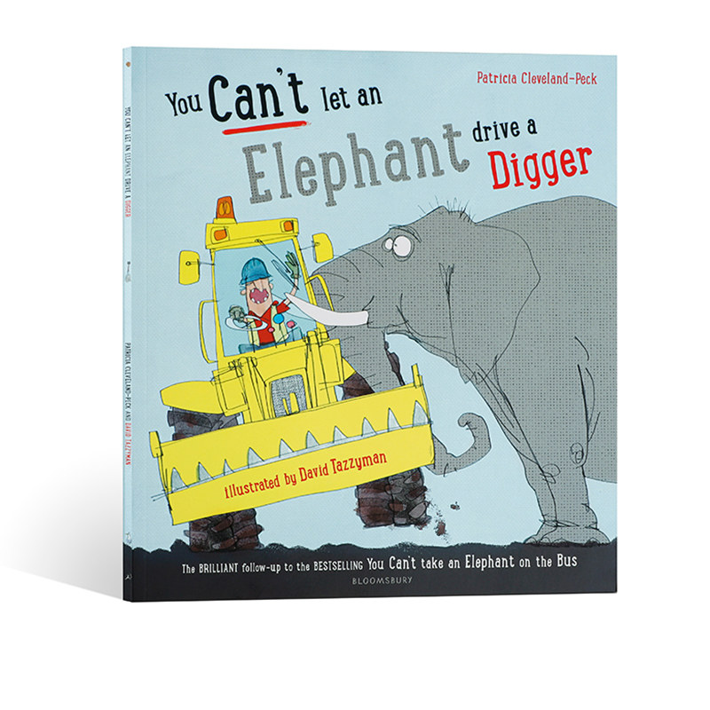英文原版 you cant let an elephant drive a digger 你不能让大象开
