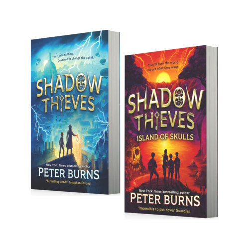 预售 英文原版 Shadow Thieves 暗影盗贼 2册 Peter Burns 平行世界少年冒险小说 9-13 岁中级章节书 青少年英文课外阅读读物
