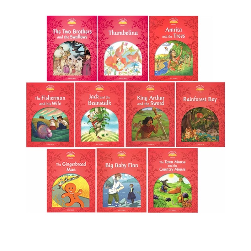 二阶段 牛津新经典童话文学读本10册 Oxford Classic Tales L2 英文原版儿童英语分级读物 英文版进口书籍