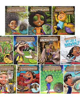 英文原版科普 11册大全套 What If You Had Animal Hair/Animal Tail? 如果你有动物的头发 儿童科普绘本 趣味故事图画书