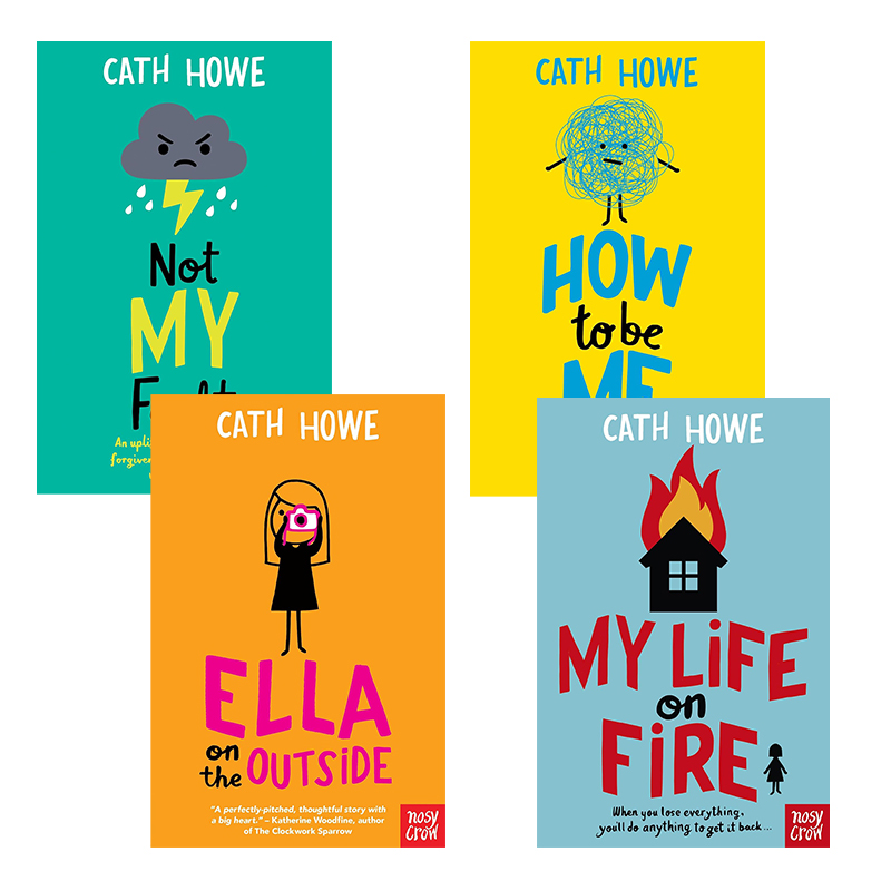 预售 Ella On The Outside/Not My Fault 4册 成长亲情友情故事 英文原版 作家Cath Howe 家庭关系亲情友情处理故事书 大嘴鸟