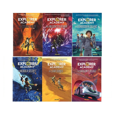 英文原版 Explorer Academy 探险学院系列 6册 全彩厚本 青少年桥梁章节小说书 中小学英语课外阅读 英语水平提升