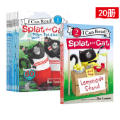 20册 Cat can read 8岁 英文原版 啪嗒猫系列 赠音频 绘本 the 幼儿园课外童书 icanread英语绘本 Splat