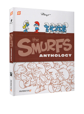 比利时漫画大师 贝约蓝精灵手绘收藏精选集版 大开本精装合辑 第2卷 英文原版 Smurfs Anthology #2