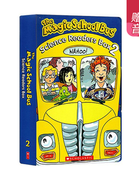 神奇校车 第二辑 10册礼盒装 The Magic School Bus Science Readers 科普知识绘本图画故事书 学乐分级读物 扫码听音频