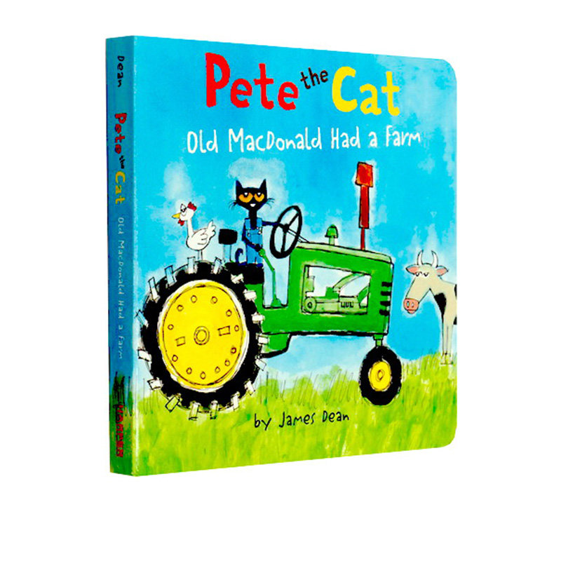 pete the cat old macdonald had a farm 英文儿歌 老麦克唐纳有个