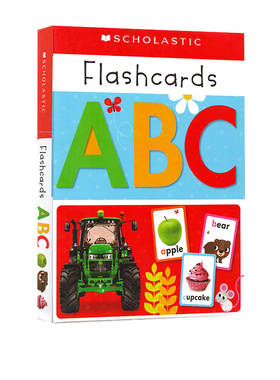 英文原版 Write and Wipe Flashcards  ABC (Scholastic Early Learners) 学乐低幼启蒙早教 字母学习字卡