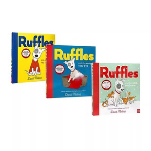 红外套 小奶猫 亲子共读 Ruffles 赠音频 Melling 莱弗系列3册莱弗和绿色蔬菜 David 英文原版 儿童英语启蒙图画故事