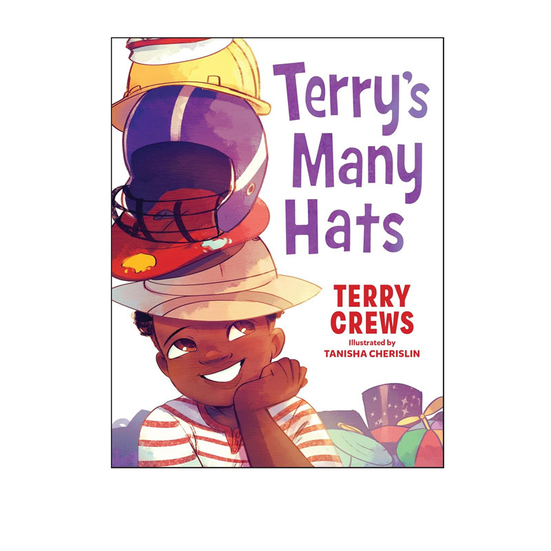 预售 英文原版 Terry's Many Hats 特里的许多帽子 精装 职业认知启蒙绘本 儿童趣味生活故事
