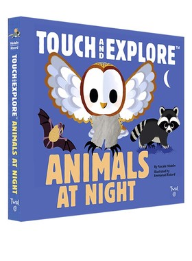 英文原版 【Twirl】My First Touch and Feel Words Book 纸板触摸书 Xavier Deneux 幼儿启蒙早教认知 Twirl法国艺术品牌