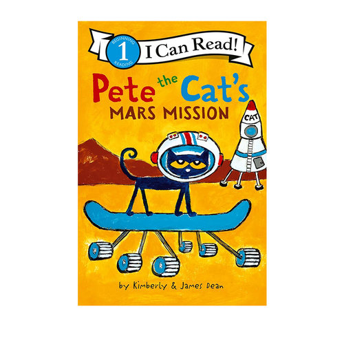 英文原版 Pete the Cat's Mars Mission 皮特猫的火星任务 I Can Read Level 1分级阅读 英文版 进口英语原版书籍