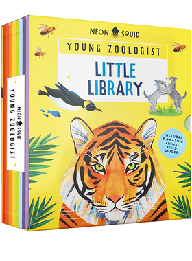 英文原版 Young Zoologist Little Library 8册盒装 小动物家图书馆 动物科普知识图书 少儿百科绘本