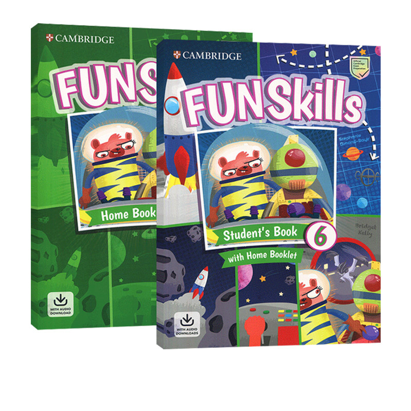 剑桥少儿英语YLE考试六级官方备考书 Fun Skills Level 6 for A2 Flyers 英文原版 Cambridge English 含练习册