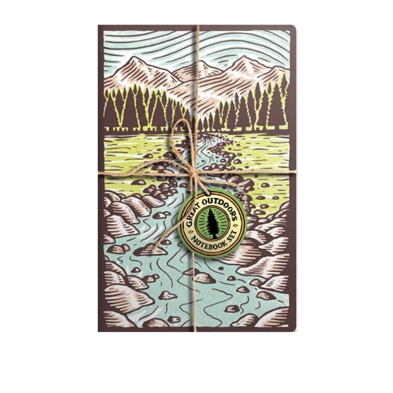 英文原版 Great Outdoors 2 Notebook Set 户外笔记本 记录美好户外活动 Chronicle出品