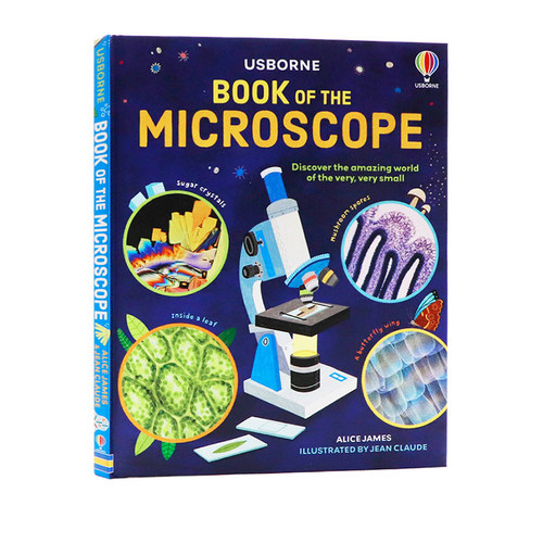 Usborne Book of the Microscope 显微镜之书 微生物科普启蒙 生物科学学习参考书籍 全彩图画书