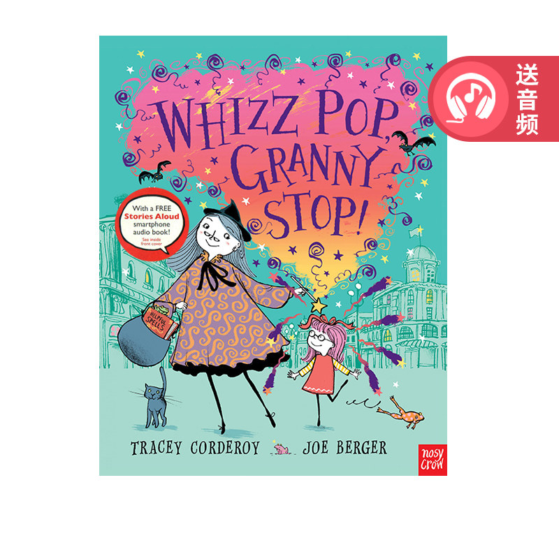 英文原版 Hubble Bubble Whizz! Pop! Granny Stop!  睡前绘本图画故事书 幼儿英语启蒙 Nosy Crow Stories Aloud 赠官方音频