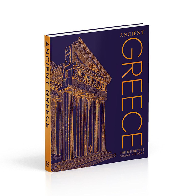 预售 英文原版 DK百科 Ancient Greece:The Definitive Visual History 古希腊:权威视觉历史 建筑科普百科全书 全彩精装大开本