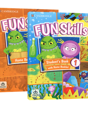 剑桥少儿英语YLE考试一级官方备考书 Fun Skills Level 1 for Pre A1 Starters 英文原版 Cambridge English 含练习册