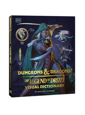 英文原版 Dungeons and Dragons The Legend of Drizzt Visual Dictionary 龙与地下城 精装