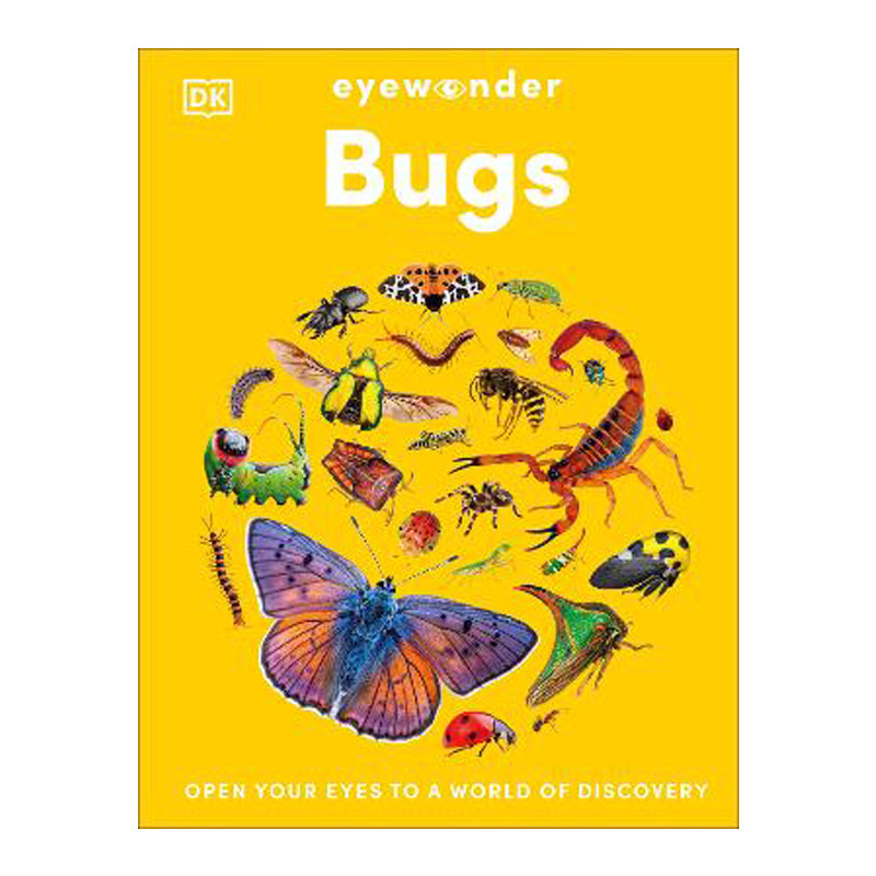 预售 英文原版 Eyewonder Bugs DK 视觉奇观昆虫 儿童虫子科普绘本 少儿动物认知图画书 小学生课外阅读启蒙