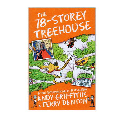 小屁孩树屋历险记 英文原版 The 78-Storey Treehouse 疯狂树屋历险记 Andy Griffiths 初级章节书 7-12岁